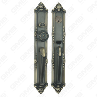 Maniglia per porte esterne in ottone per tutti i tipi di porte in legno (UT9805-DAB)