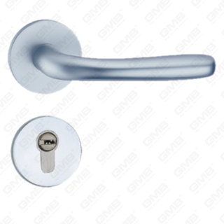 Manico della porta in alluminio ossigenato sulla maniglia della porta della piastra (GF8411-30)