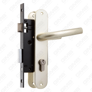 Set serratura ad alta sicurezza con foro cilindro scrocco Set serratura Maniglia serratura cassa serratura (113)